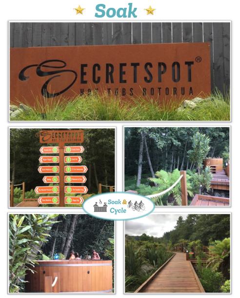 Soak&Cycle Package deals in Rotorua - with Secret Spot Hot Tubs
