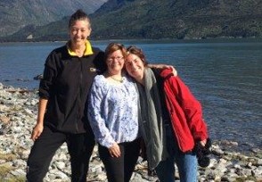 Great Write Inn Co-Founders Toni Gordon, Eleanor Girvan and Julia Anne - Black Ink wiiter's group Dunedin